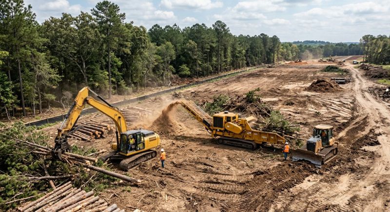 Commercial Property Clearing in Gwinnett County, GA